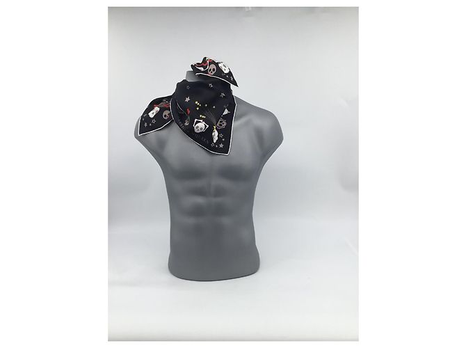 Bufanda de seda Alexander McQueen Multicolor - vista 8