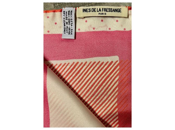 Sciarpa di seta Inès de la Fressange Multicolore - vista 4