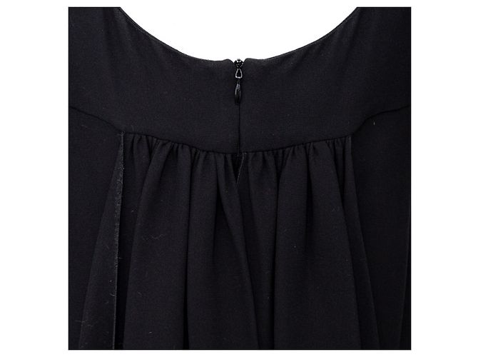 Robe en soie Valentino Noir - vue 5