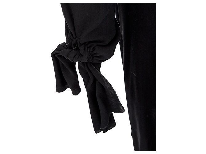 Robe en soie Valentino Noir - vue 6