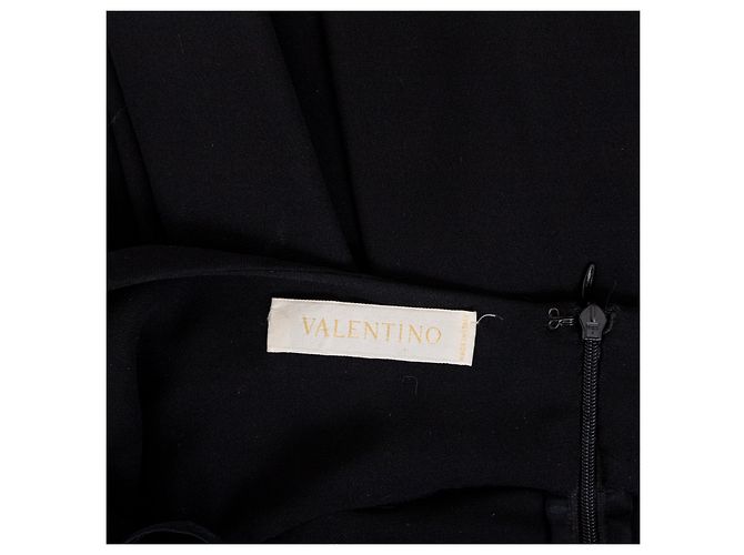 Robe en soie Valentino Noir - vue 7