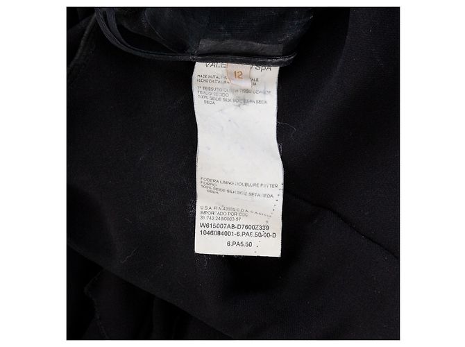 Robe en soie Valentino Noir - vue 8