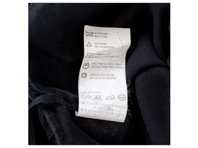 Robe en soie Valentino Noir - vue 9