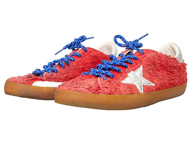 Sneakers Super-Star Golden Goose Rosso - vista 3