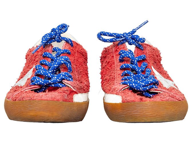 Sneakers Super-Star Golden Goose Rosso - vista 4