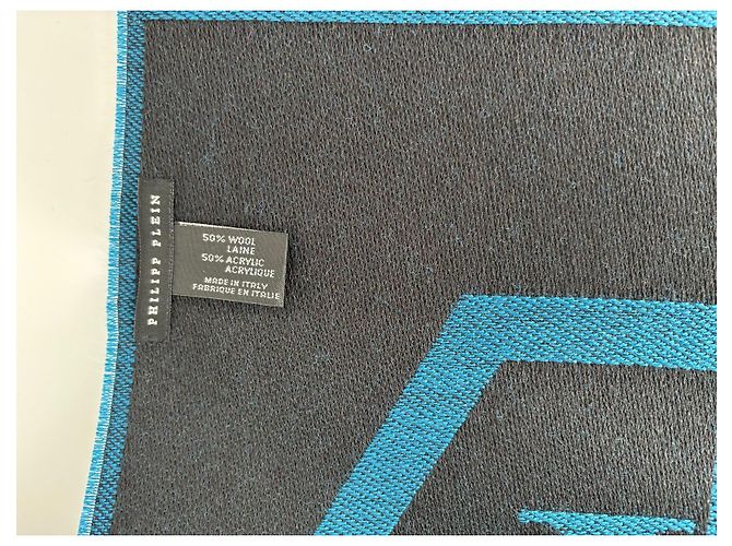 Wollschal Philipp Plein Mehrfarben - Ansicht 5
