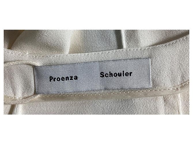 Proenza Schouler Panel-Top aus weißer Viskose Roh - Ansicht 11