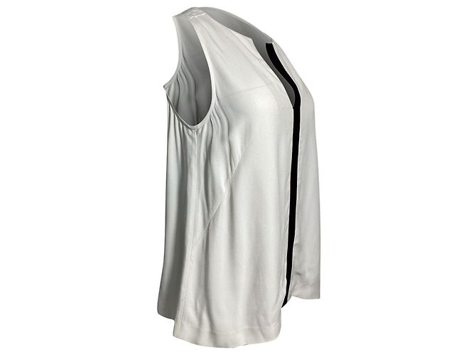 Proenza Schouler Panel-Top aus weißer Viskose Roh - Ansicht 2