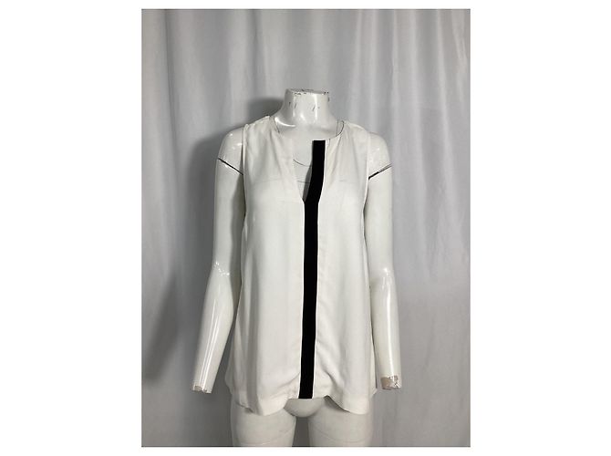Proenza Schouler Panel-Top aus weißer Viskose Roh - Ansicht 7