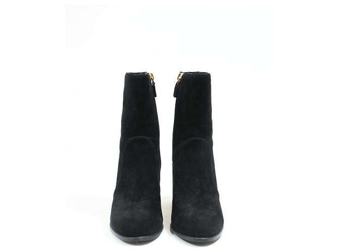 Botines de tacón bloque Quinn de Stuart Weitzman en ante negro - vista 10