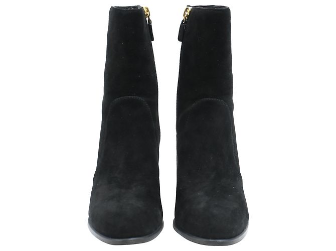 Botines de tacón bloque Quinn de Stuart Weitzman en ante negro - vista 2