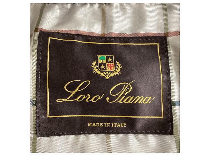 Giacca Bomber Loro Piana in Camoscio Grigio - vista 4