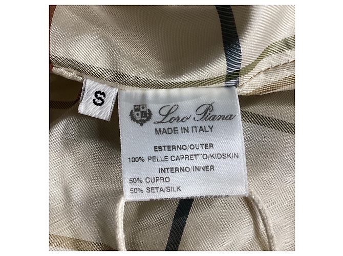 Giacca Bomber Loro Piana in Camoscio Grigio - vista 5