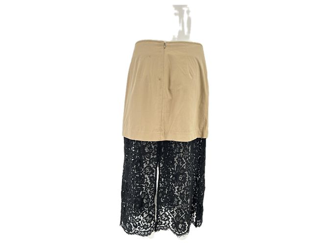SEA NEW YORK Faldas T.FR 36 Algodón Beige - vista 2
