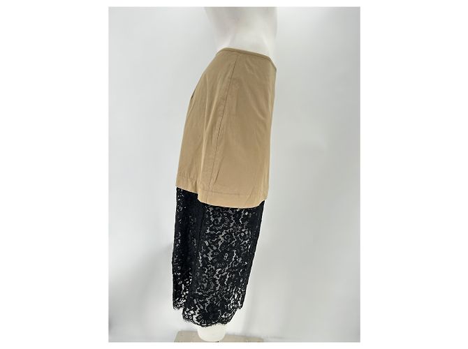 SEA NEW YORK Faldas T.FR 36 Algodón Beige - vista 3