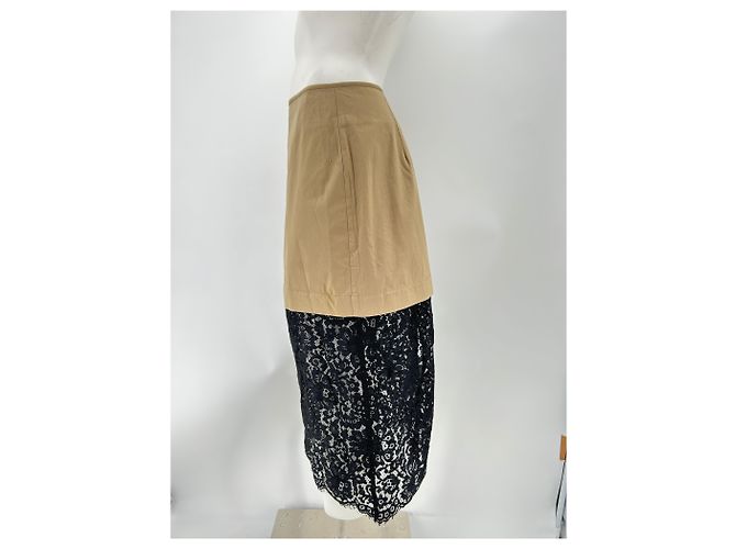 SEA NEW YORK Faldas T.FR 36 Algodón Beige - vista 4