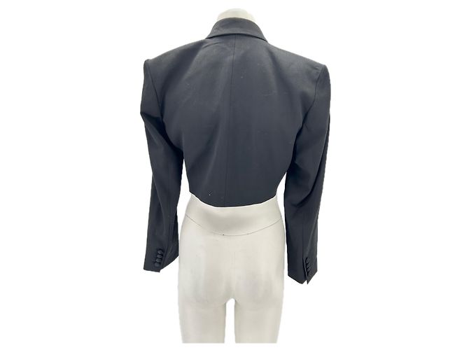 Frame Denim Chaquetas FRAME T.International S de lana Negro - vista 2