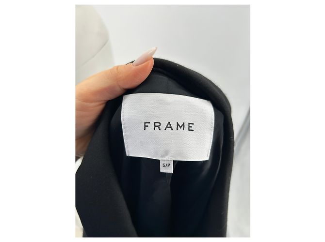 Frame Denim Chaquetas FRAME T.International S de lana Negro - vista 5