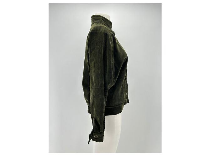 Les Prairies de Paris DIE PRÄRIEN VON PARIS Jacken T.International S Baumwolle Khaki - Ansicht 3