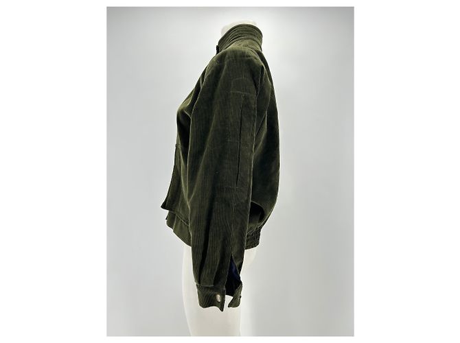 Les Prairies de Paris DIE PRÄRIEN VON PARIS Jacken T.International S Baumwolle Khaki - Ansicht 4