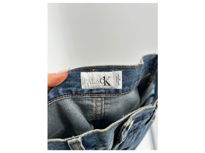 CALVIN KLEIN Jeans T.US 30 Cotone Blu - vista 3