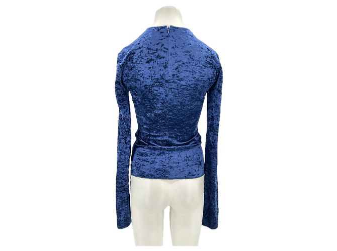 Frame Denim FRAME Tops T.International XS Polyester Blau - Ansicht 2
