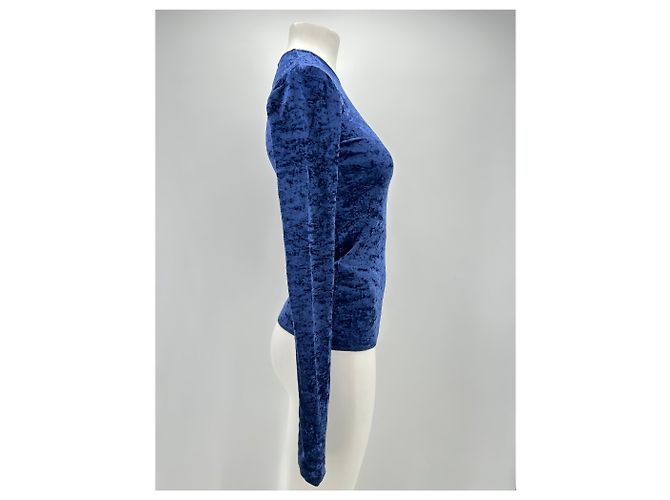 Frame Denim FRAME Tops T.International XS Polyester Blau - Ansicht 3