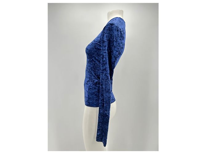 Frame Denim FRAME Tops T.International XS Polyester Blau - Ansicht 4