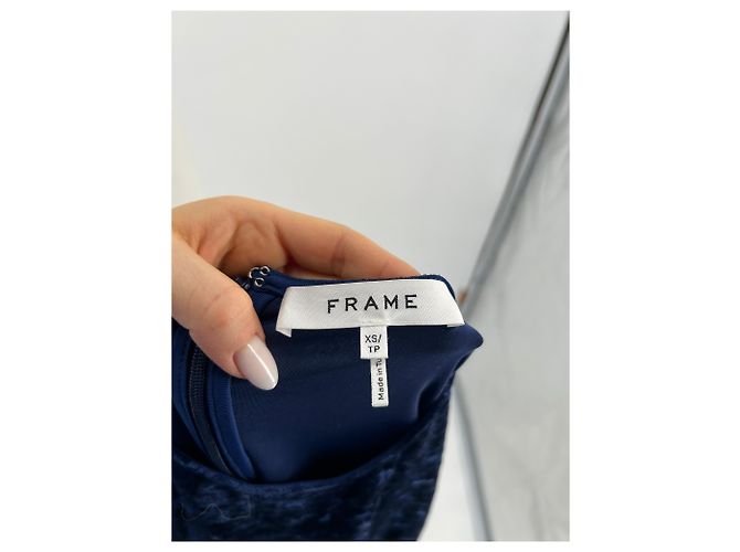 Frame Denim FRAME Tops T.International XS Polyester Blau - Ansicht 5