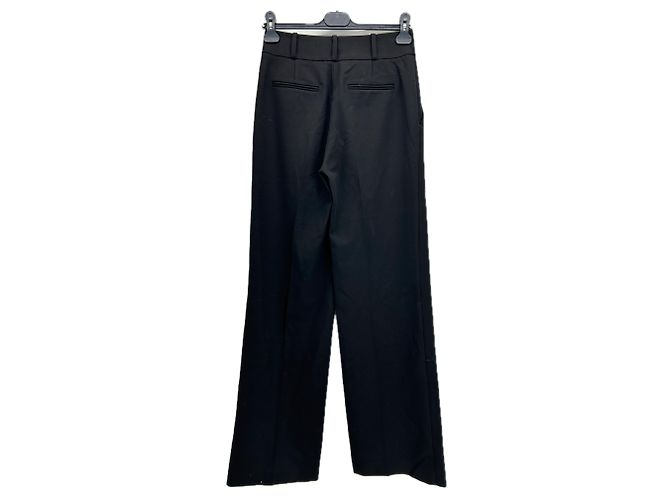 Frame Denim FRAME Hose T.US 2 Polyester Schwarz - Ansicht 2