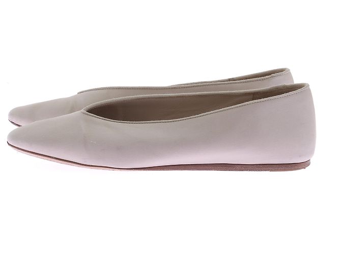Autre Marque LE MONDE BERYL Flache Schuhe T.EU 37 Stoff Grau - Ansicht 3