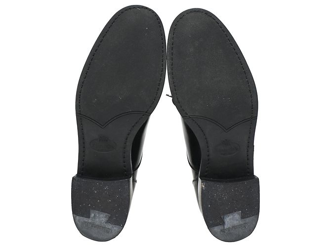Oxfords in pelle nera di Church's con lacci Nero - vista 6