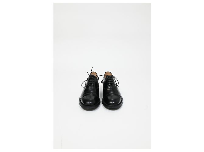Oxfords in pelle nera di Church's con lacci Nero - vista 9
