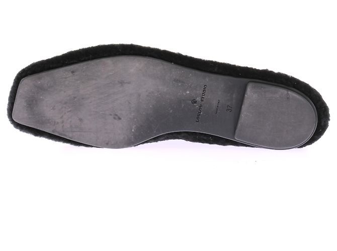 Autre Marque LOULOU STUDIO Schuhe T.EU 37 aus Lammfell Schwarz - Ansicht 8