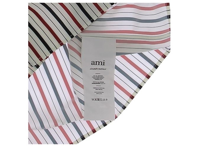 AMI Shirts T.International XS Polyester Weiß - Ansicht 7