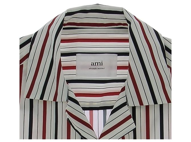 AMI Shirts T.International XS Polyester Weiß - Ansicht 8