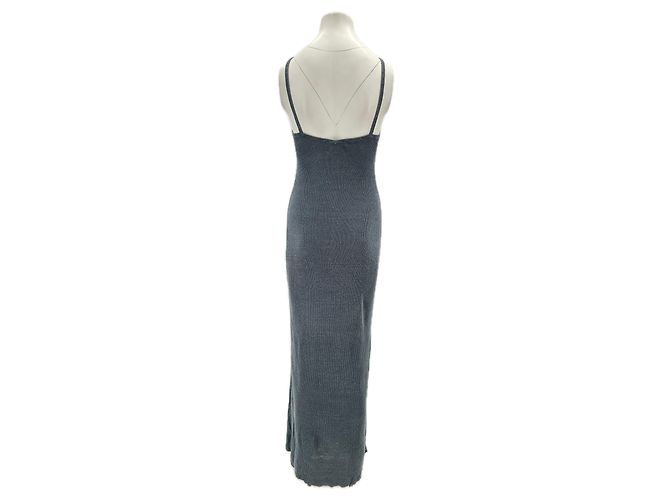 Autre Marque VENROY Vestidos T.Internacional S Lino Gris - vista 2