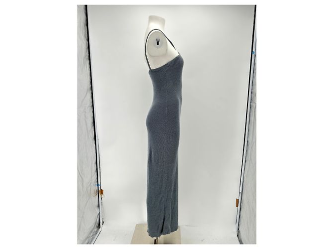 Autre Marque VENROY Vestidos T.Internacional S Lino Gris - vista 3
