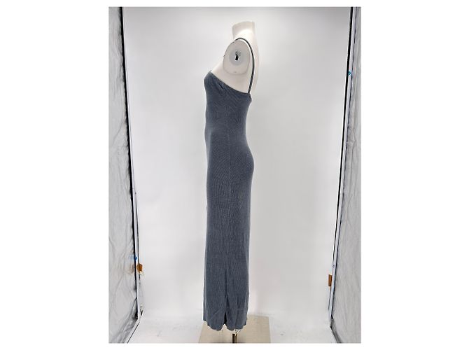 Autre Marque VENROY Vestidos T.Internacional S Lino Gris - vista 4