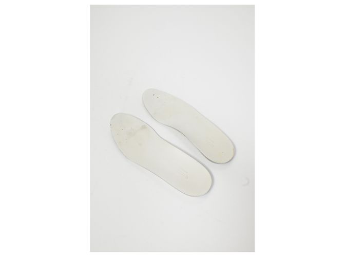 Tênis Gucci Ace com abelha em couro branco Cru - vista 16