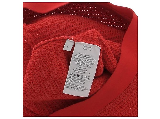 BOTTEGA VENETA Faldas T.International L Algodón Roja - vista 5