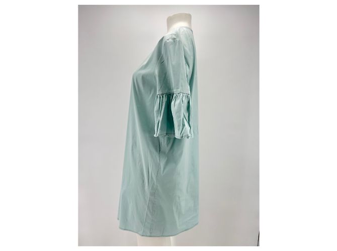 Autre Marque VER A LUA Vestidos T.Internacional XL Algodão Turquesa - vista 4