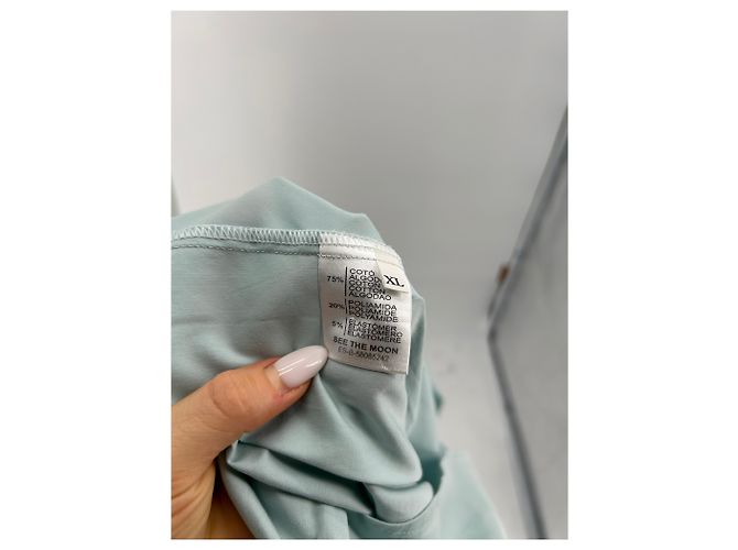 Autre Marque VER A LUA Vestidos T.Internacional XL Algodão Turquesa - vista 6