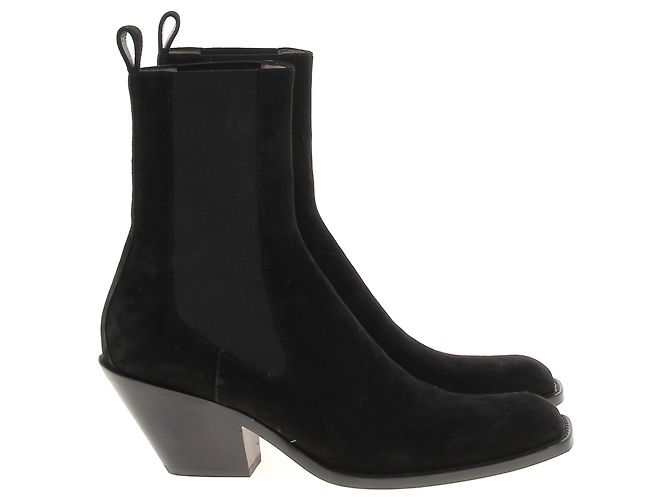 KHAITE Stivaletti T.EU 40.5 Camoscio Nero - vista 2