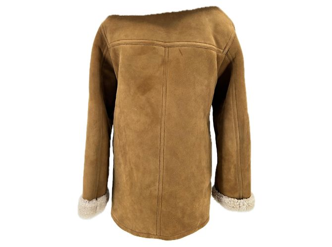 Cappotti GERARD DAREL T.0-5 2 in shearling Cammello - vista 2