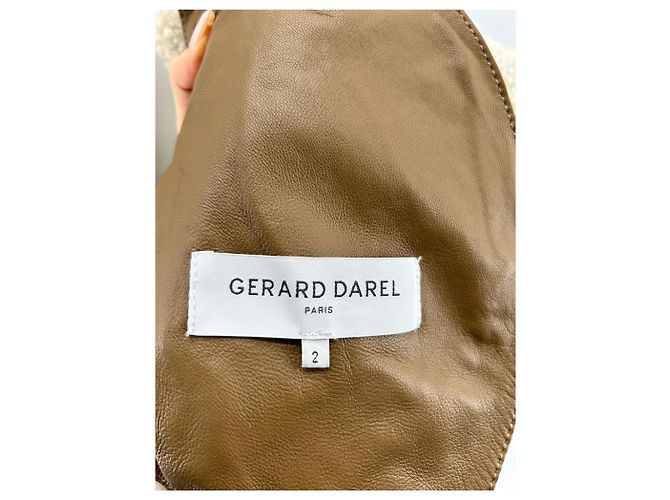 Cappotti GERARD DAREL T.0-5 2 in shearling Cammello - vista 5