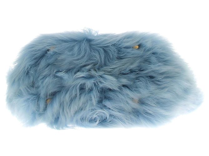 KHAITE Pochette T. Pelliccia Blu - vista 5