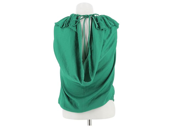 LANVIN Tops T.FR 36 Polyester Grün - Ansicht 2