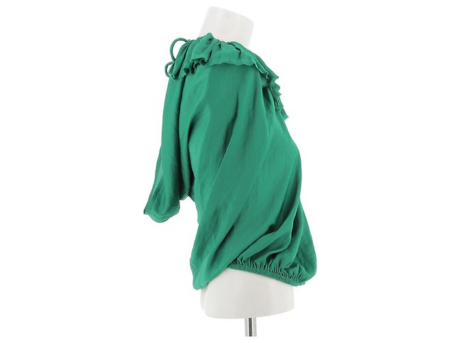LANVIN Tops T.FR 36 Polyester Grün - Ansicht 3