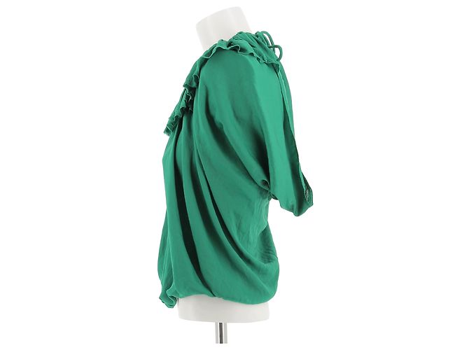 LANVIN Tops T.FR 36 Polyester Grün - Ansicht 4